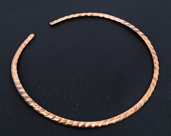 Pure Copper Wire Choker Necklace | Collar Necklace | Adjustable Choker Necklace | Neck Wire |  Copper Wire Necklace Jewelry For Gift