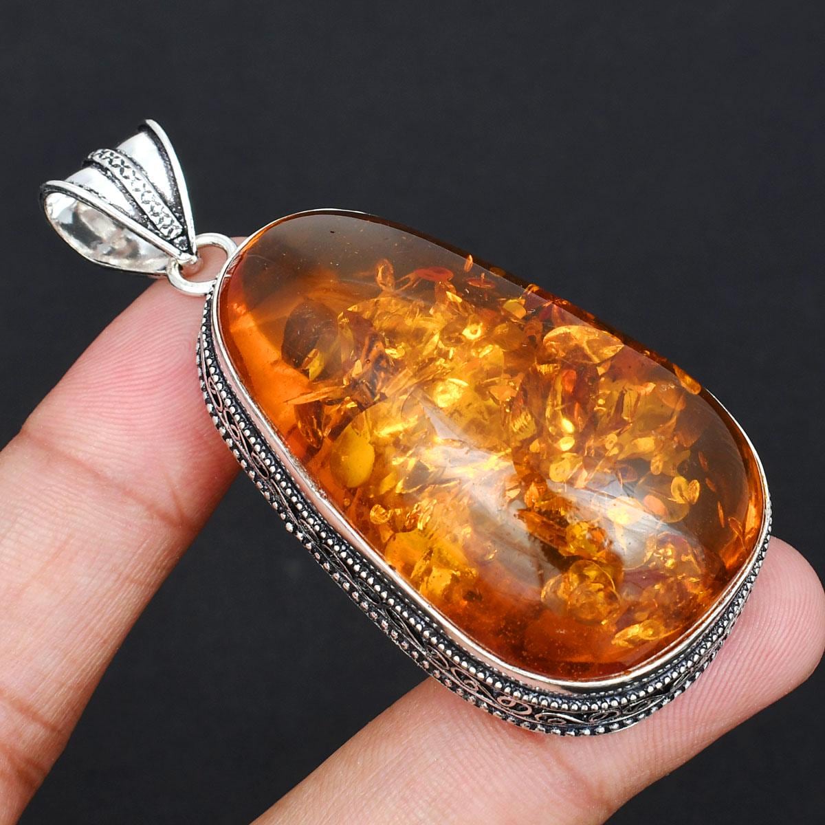 Baltic amber pendant - Etsy 日本