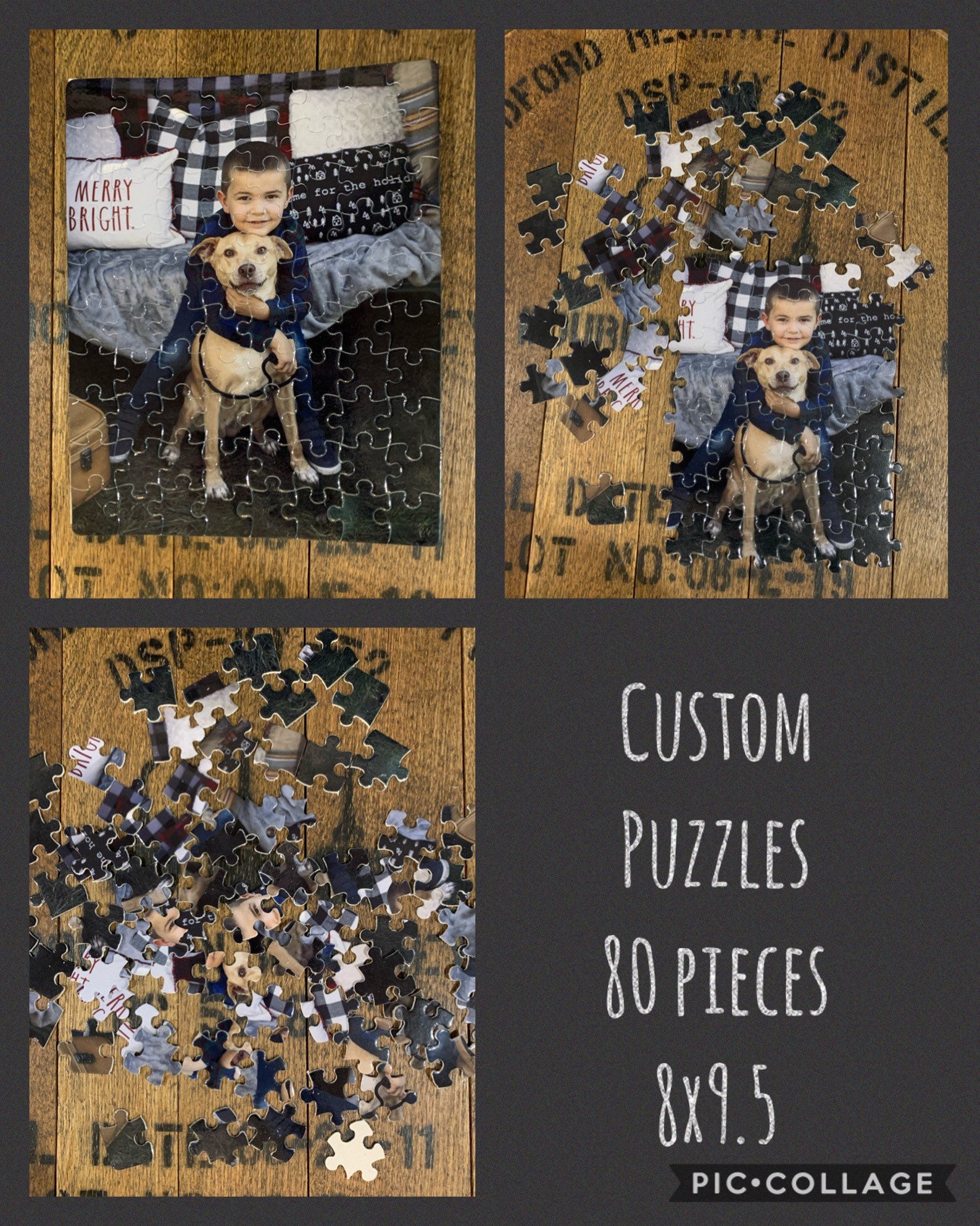 Custom Photo Puzzles Photo Puzzle 80 piece photo puzzle Etsy