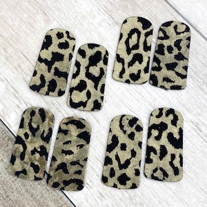 DIY Leather Earrings - Pre-cut Leather Shapes  - Genuine Leather 4pr/8pc