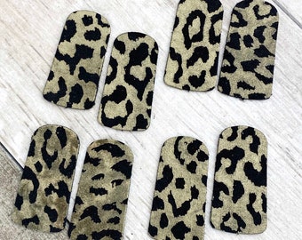 DIY Leather Earrings - Pre-cut Leather Shapes  - Genuine Leather 4pr/8pc