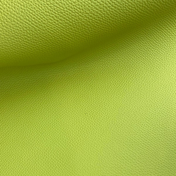 Leather Sheet - Granny Apple Green - Genuine Leather Sheets for Crafting - Leather for Making Earrings