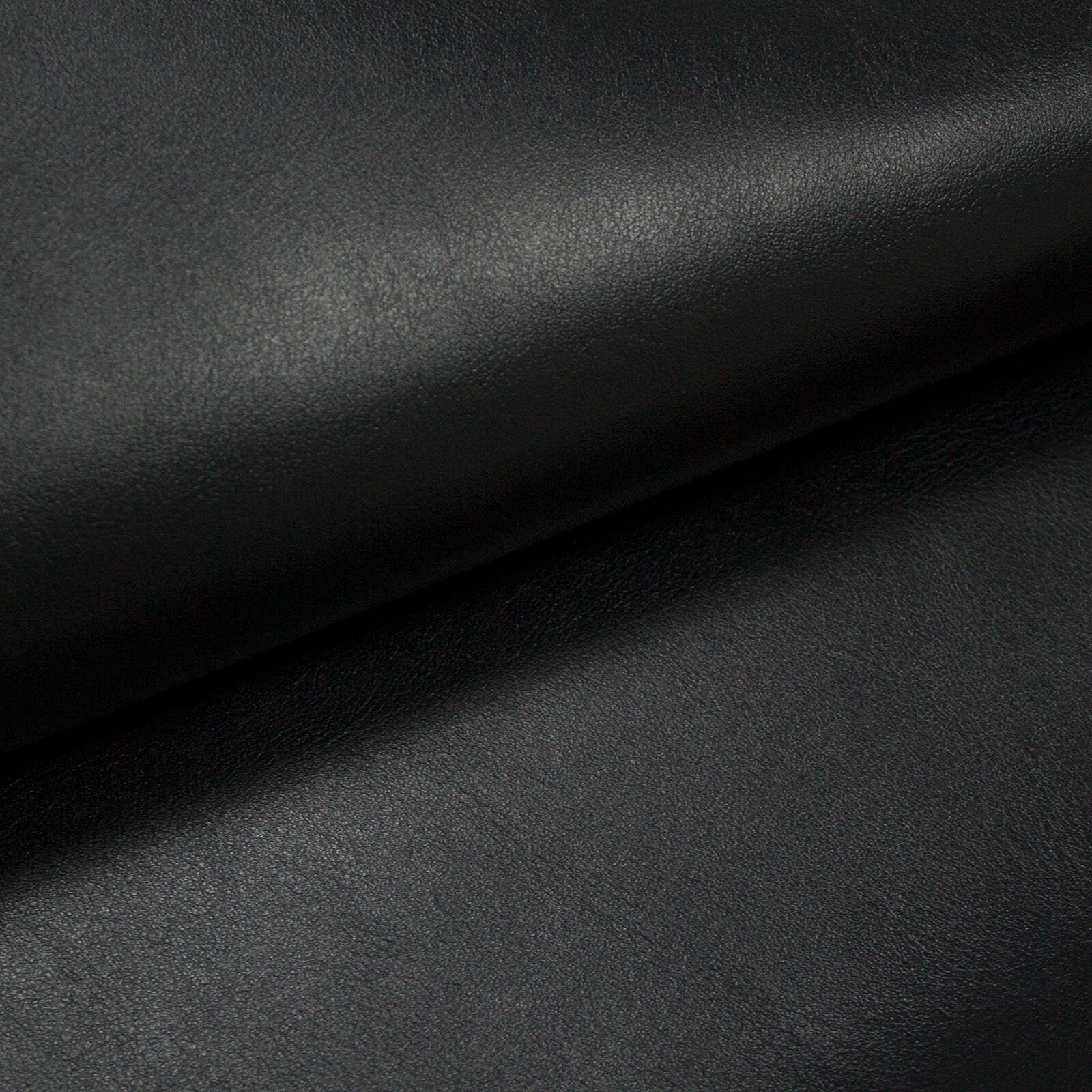 Leather Matte Black/Ebony Leather Beautiful European Lamb Skin Etsy