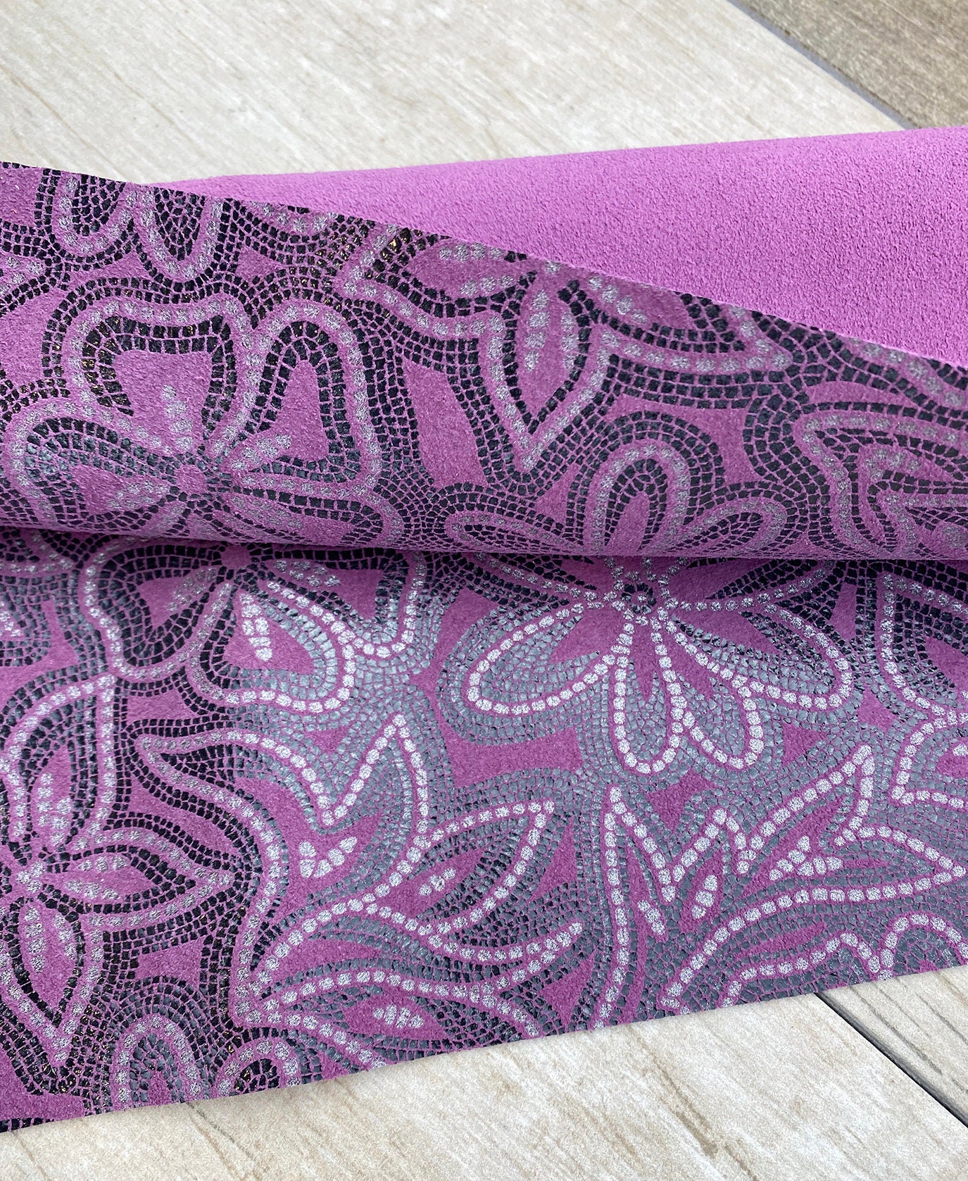 Mosaic Sashae Floral Printed Leather Sheets for Earrings DIY Etsy