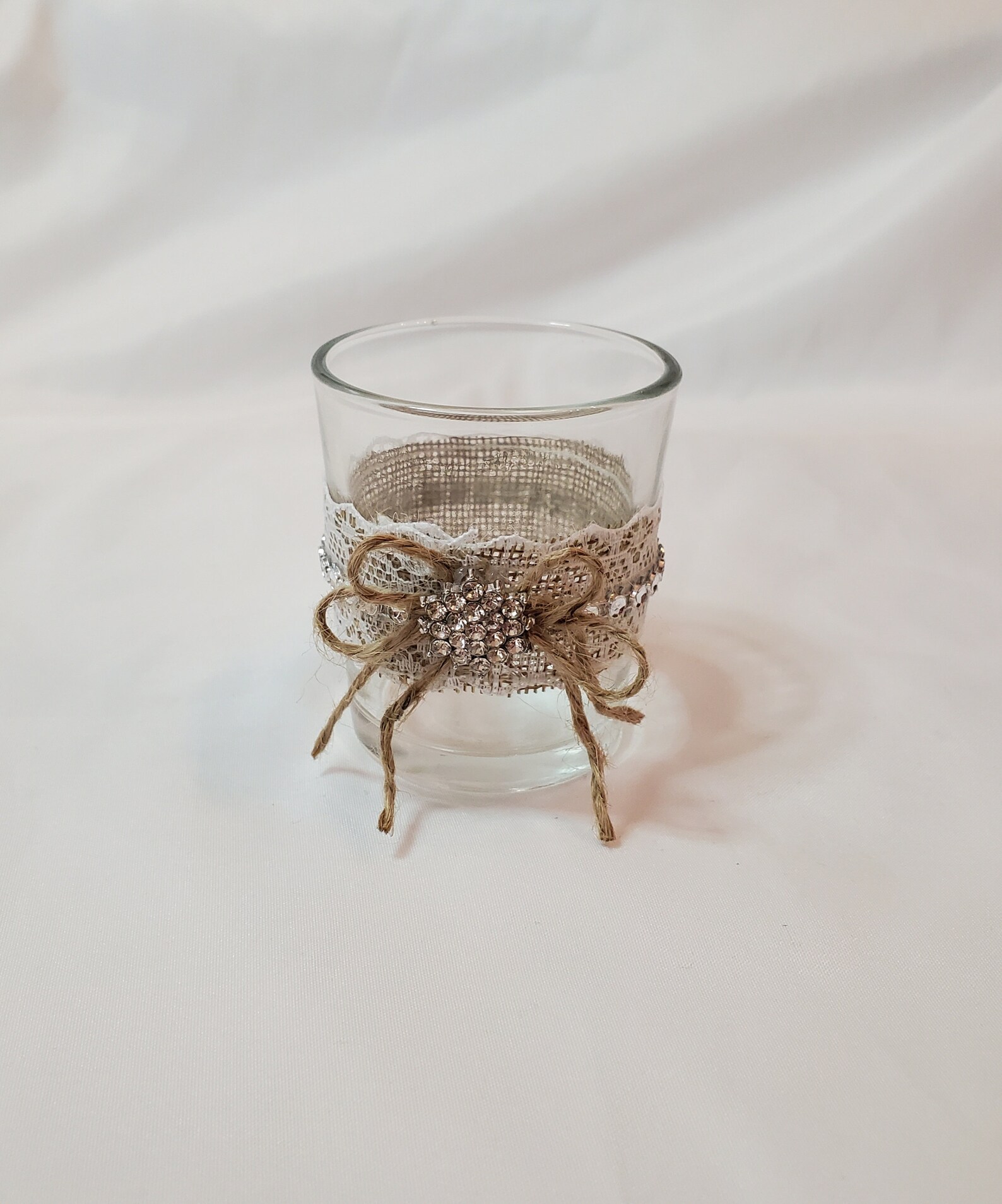 Rustic Votives Candle Holders Votives Rustic Glam Etsy