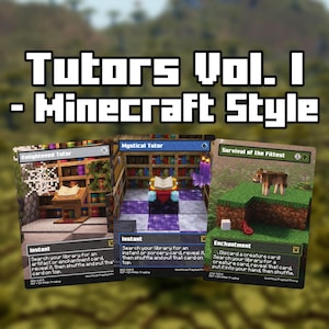 Tutors Vol. I Proxy Set | 3x Cards | Minecraft Style