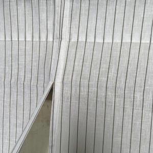 Vertical Striped Noren Curtains  for Bedroom, Room ,Farmhouse  sheer Door Treatments, Custom Sizes Curtain, light filtering Kitchen Curtains