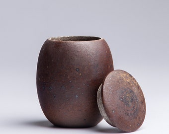 Jingdezhen Handmade  Pottery Clay Tea Jar