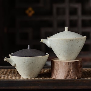 170ml 志野 Zhiye glaze tea brewer-handmade Gaiwan