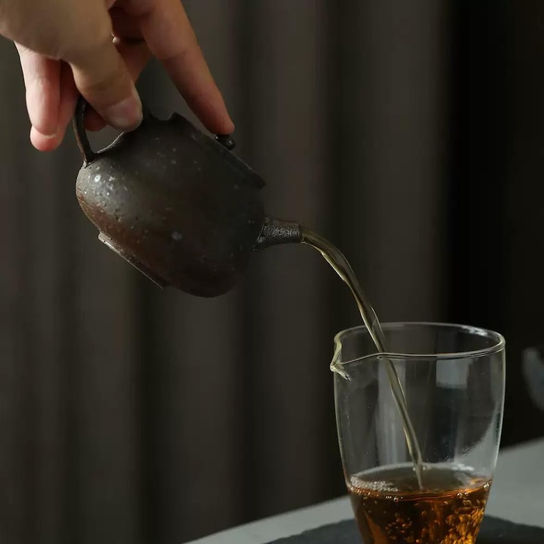 160ml Jingdezhen (景德镇) Pottery Handmade Teapot for Puerh Tea/3 Styles image 9