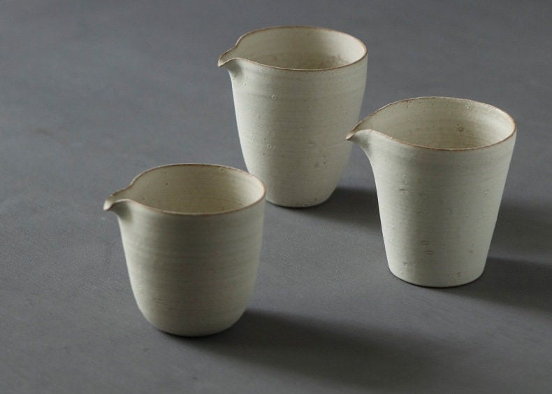 Jingdezhen Handmade Fenyin 粉引Gongdaobei-Chinese Gongfu Teawares