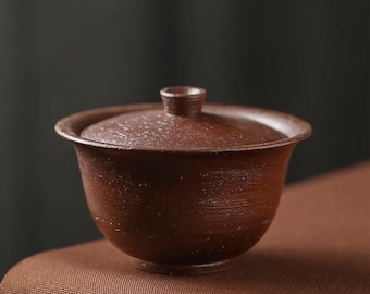 140ml Handmade Pottery Gaiwan