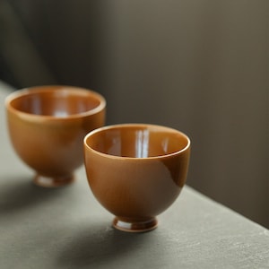 60ml Jingdezhen Golden Tea Cup