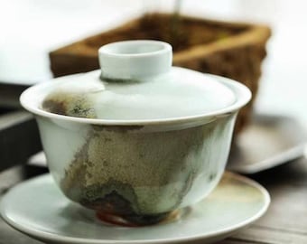 140ml Kiln Transmutation Glaze Jingdezhen Gaiwan Set