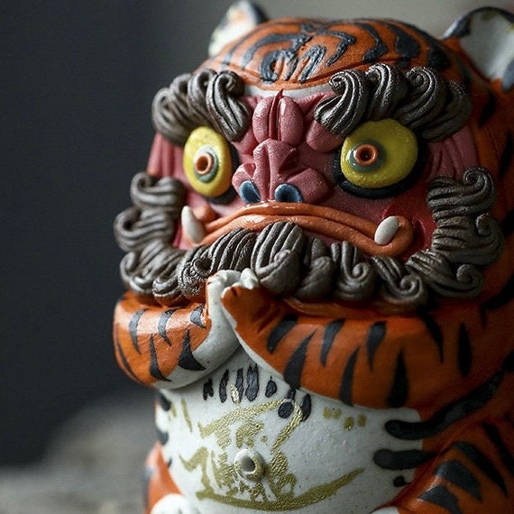 Handmade Pottery Tiger Incense Sticks Tea Pet - Etsy