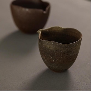 250ml Jingdezhen(景德镇) Pottery Fair Cup, Gourd Shape Gongdaobei