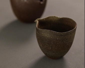 250ml Jingdezhen(景德镇) Pottery Fair Cup, Gourd Shape Gongdaobei