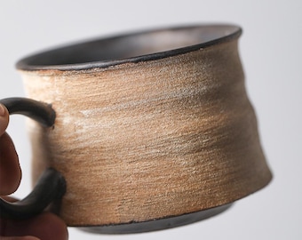 Handmade 240ml Pottery Coffee Mug