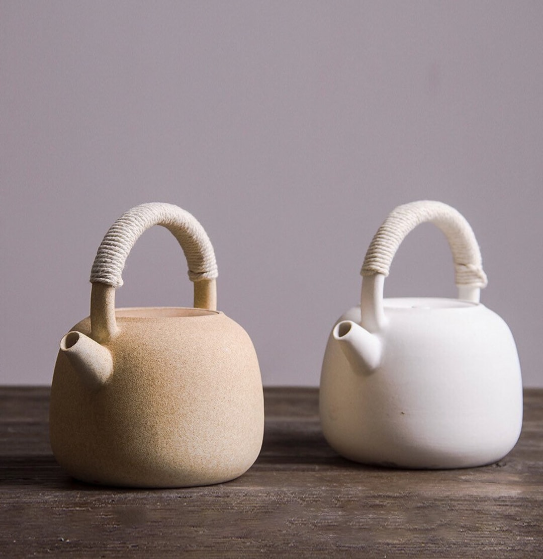 730ml Japanese Stype Handmade Clay Kettle,gong Fu Teawares,electric