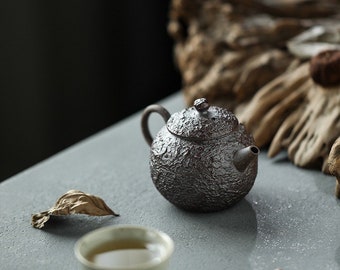 140ml Jingdezhen (景德镇) Handmade Pottery Clay Teapot