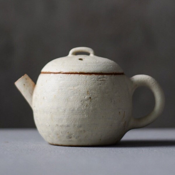 150ml/180ml Jingdezhen Fenyin(粉引) fat body teapot-KOHIKI teapot