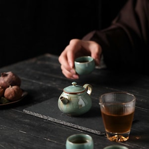 150ml Jingdezhen Handmade Hat Design Teapot,Mini Teapot image 8