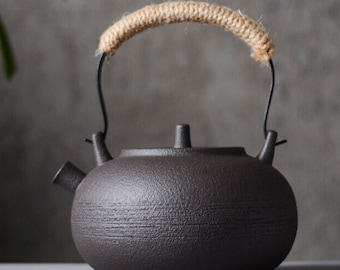 900ml handmade Cu Tao Clay kettle-electronic stove&charcoal stove kettle,teapot vintage,gift ideas,Chinese teapot