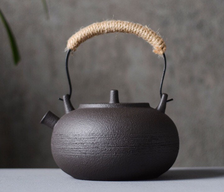 900ml handmade Cu Tao Clay kettleelectronic stove&charcoal Etsy