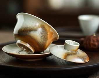 140ml Jingdezhen Kiln Transfusionsglasur Gaiwan