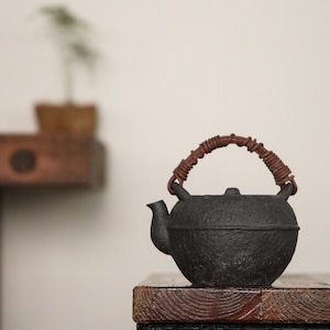 950ml handmade clay black teapot available in electronic stove&charcoal stove