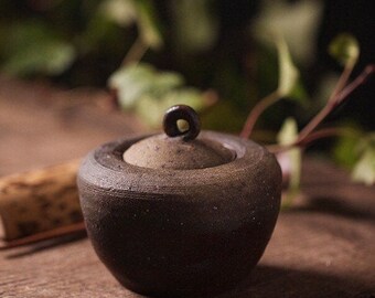 200ml Apple-shape Pottery Tea Jar