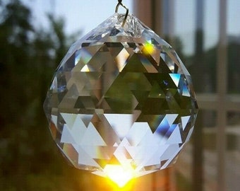 Crystal Sun catcher Hanging 40mm Crystal Ball