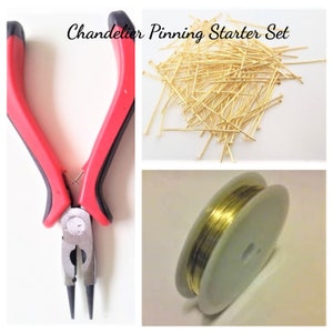 Chandelier Pinning Starter Set Ideal for Crafts, Jewellery Making Etc image 1