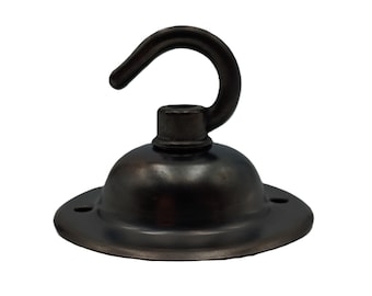 Bronze Ceiling Rose Hook Plate Solid Brass Bronze Finish Chandelier Fixing