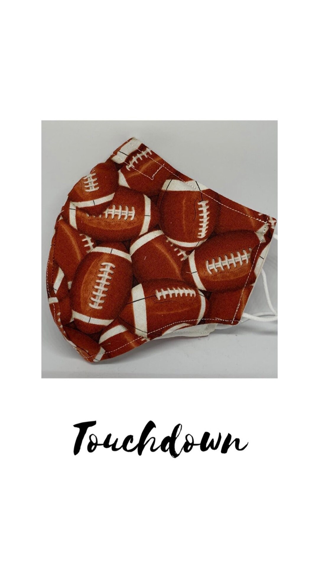 Touchdown Football Mask Refer to Photos for Measurement Etsy UK