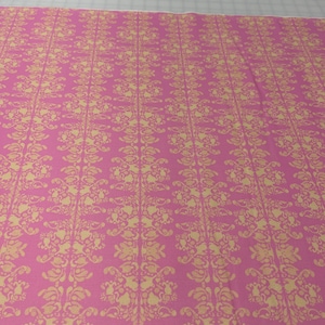 Baby Brocade Pink Cotton Fabric Cut 44 x 62 inches by RB Studios