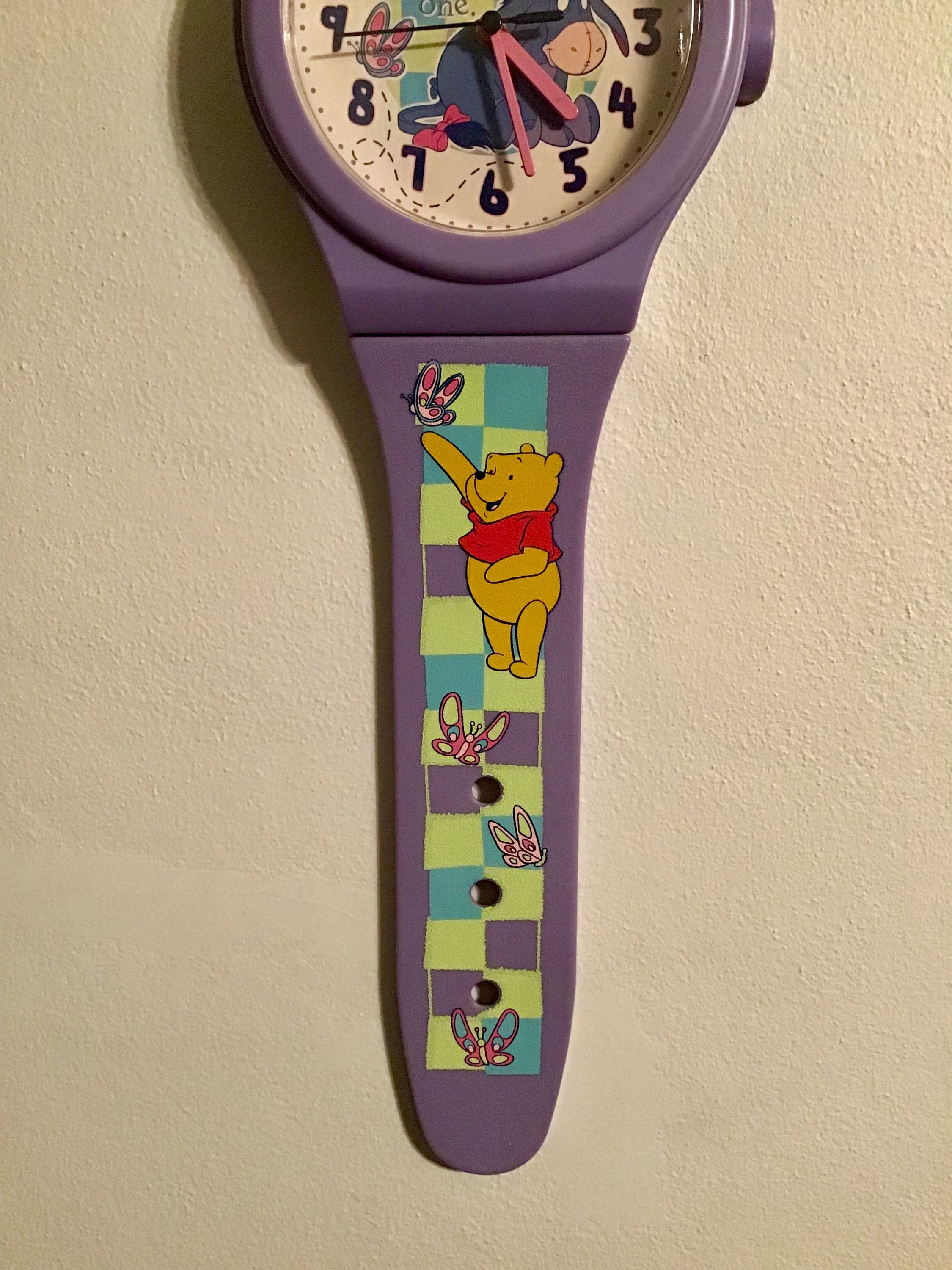 Vintage Disney. Disney Wall Clock. Childrens Room Decor. Etsy