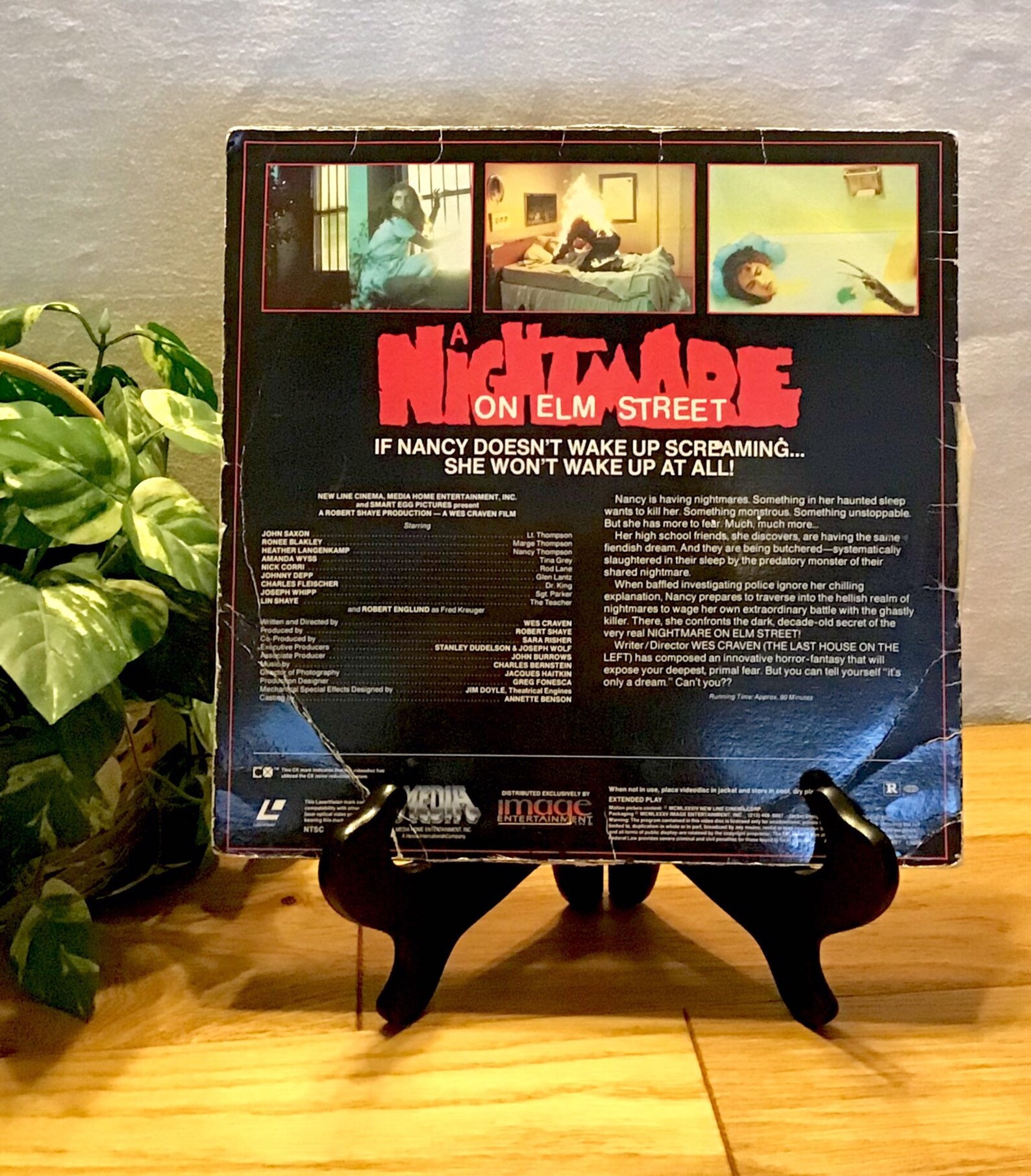 1984 Nightmare on Elm Street Laserdisc Horror Movie Etsy