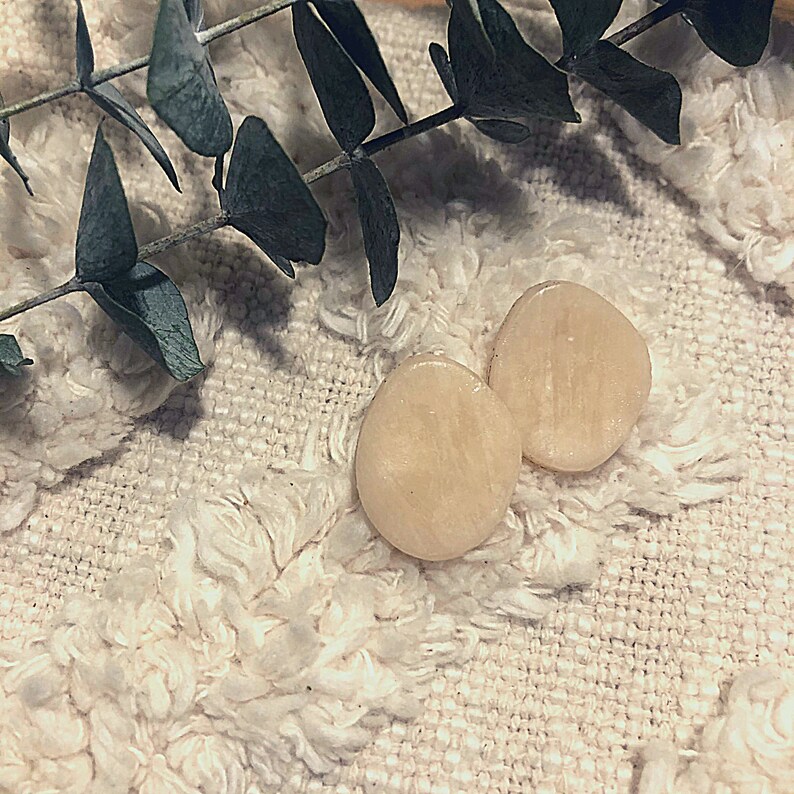 Polymer Clay Statement Earrings Class Act Stud Handmade