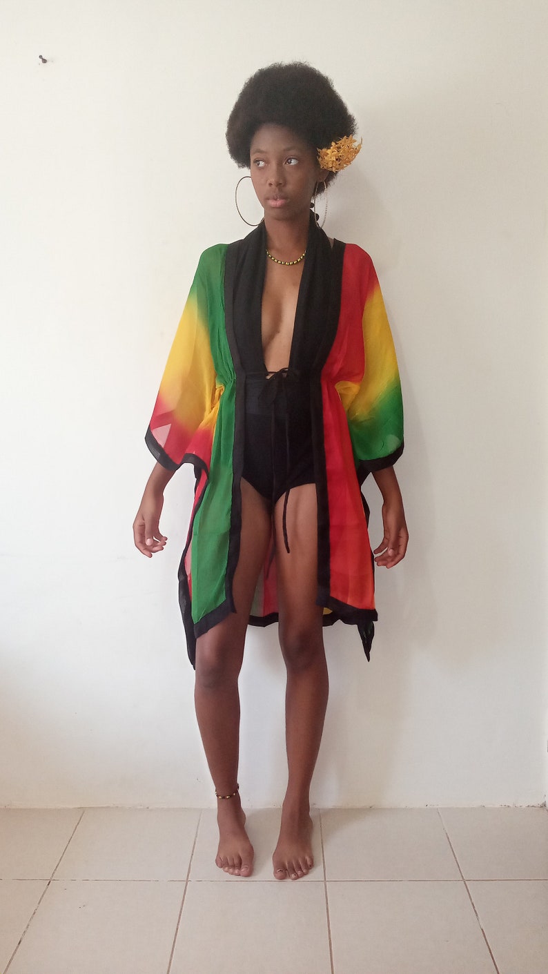 Multi Purpose Cover Up (Rasta Colours) 