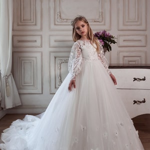 White long frock dress top