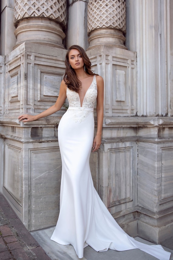 fit flare wedding dress