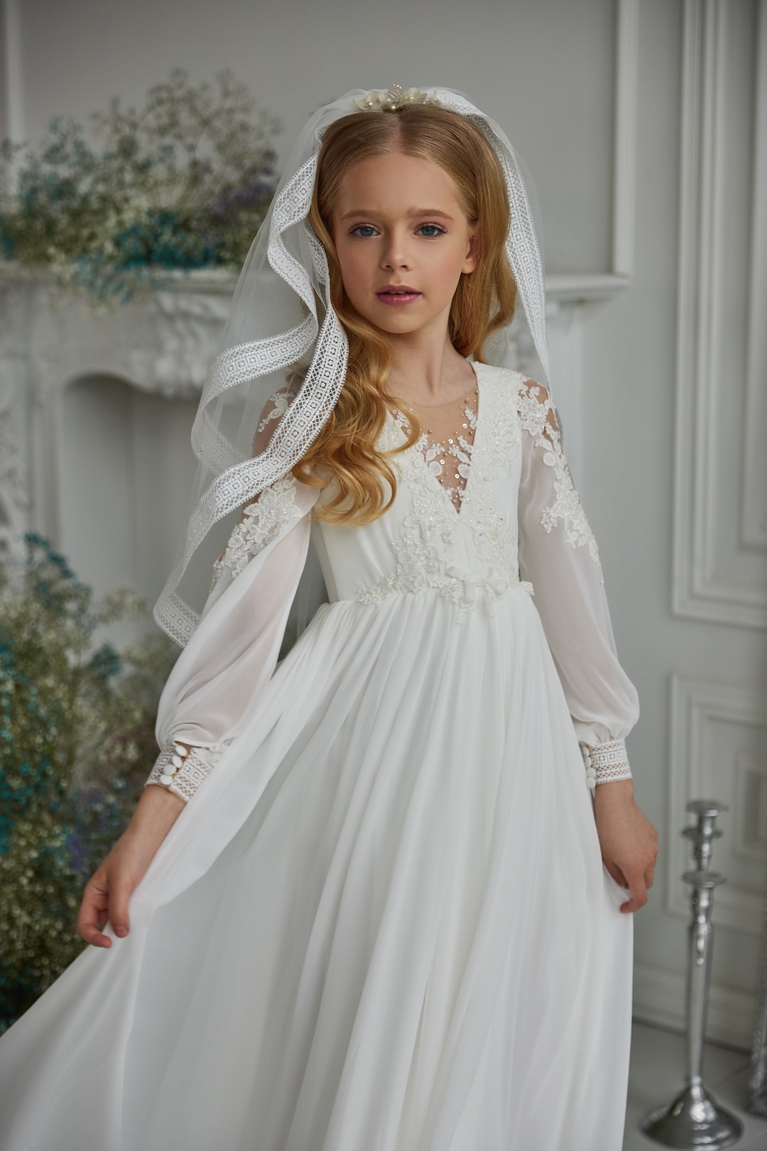 Communion Veil 721 - Ask Dress Boutique