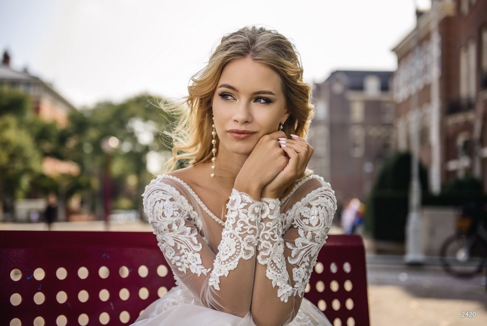 Costly tulle dress with a luxurious corset. The dress is Etsy