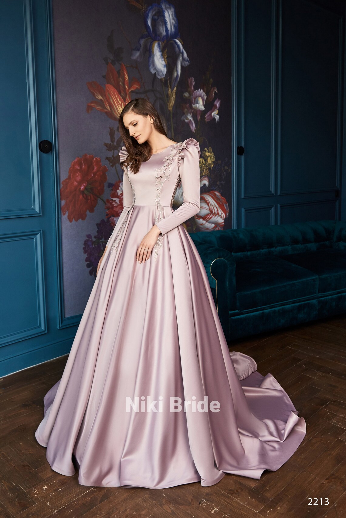 Satin Trim Dress