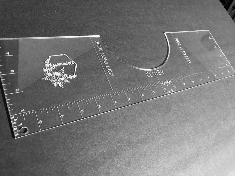 Download DIGITAL FILE Easy Adult Tee Shirt Alignment Ruler ...