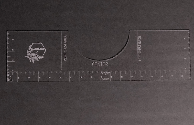 Download DIGITAL FILE Easy Adult Tee Shirt Alignment Ruler ...