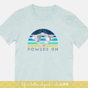 Power&#39;s On Shirt for Chiropractor, Vintage chiropractic shirt Gift, chiropractic Student Shirt, Short sleeves, Chiropractic shirt