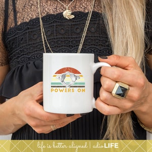 Power On Mug, Christmas Gift for  Chiropractor, Perfect gift for Chiropractor Coffee lovers | Birthday Gift | Chiropractor Gift |