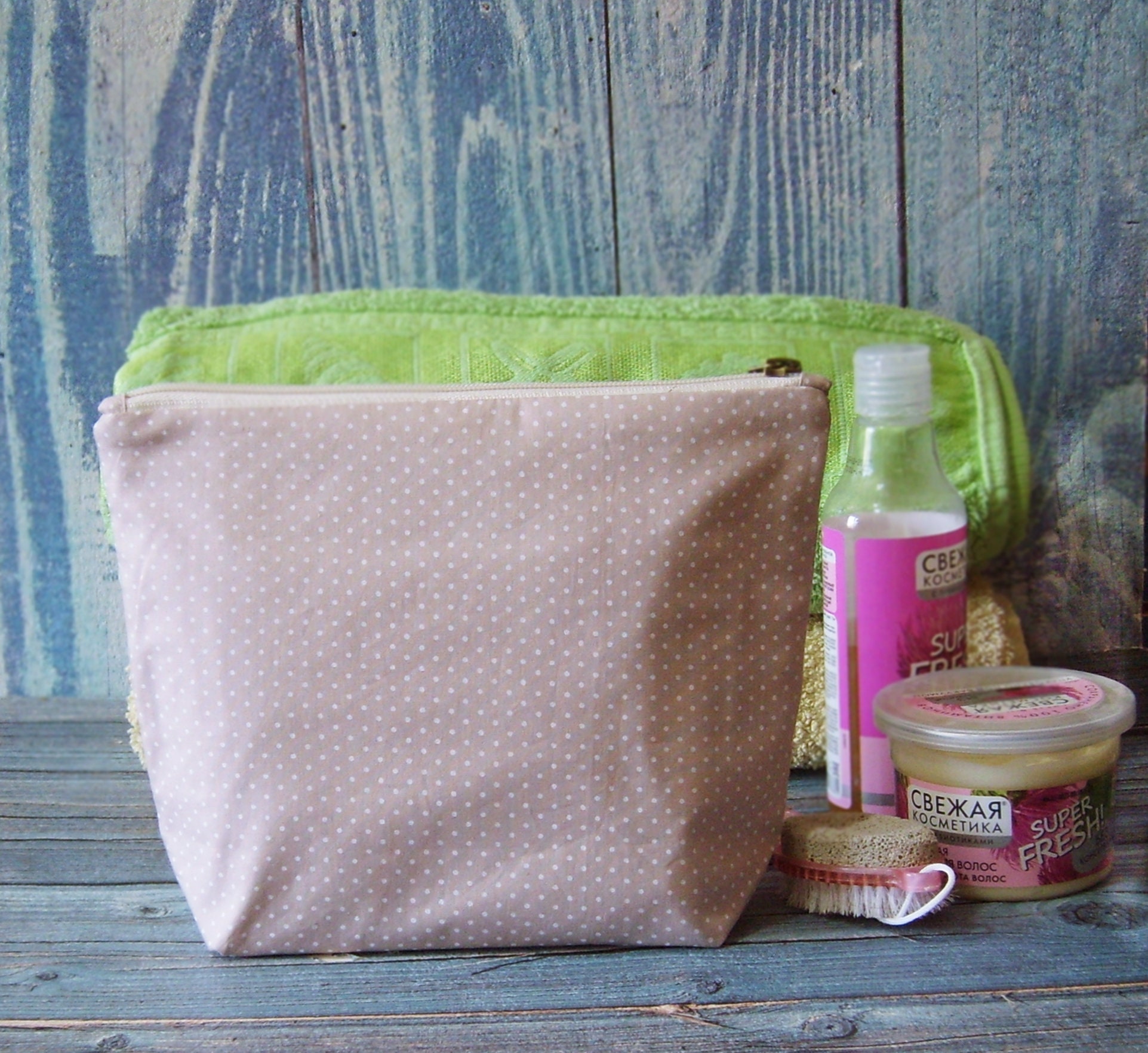 Embroidered toiletry bag Women's Toiletry Bag Zipper Etsy